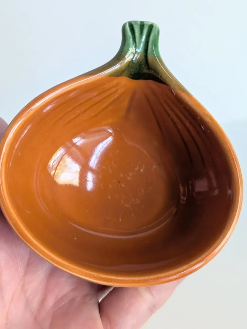 Kotobuki Small Purple Eggplant Orange Onion Dip Bowls Made in Japan